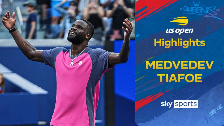 Frances Tiafoe at the US Open