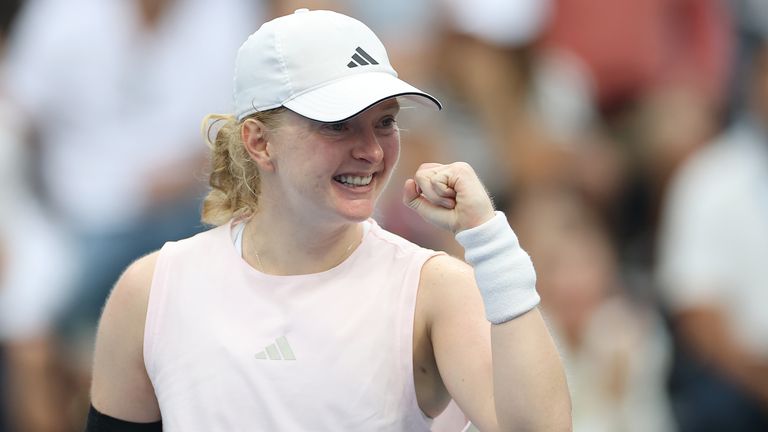 Fran Jones joined Harriet Dart in the second round of the US Open
