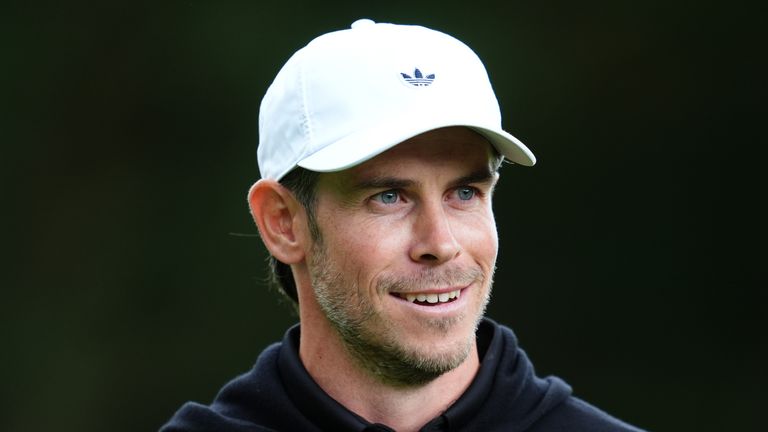 Gareth Bale was one of multiple former professional footballers to tee up at Wendesday's Celebrity Pro-Am at the BMW PGA Championship