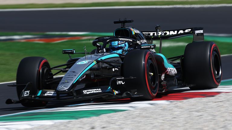 George Russell FP3 Monza