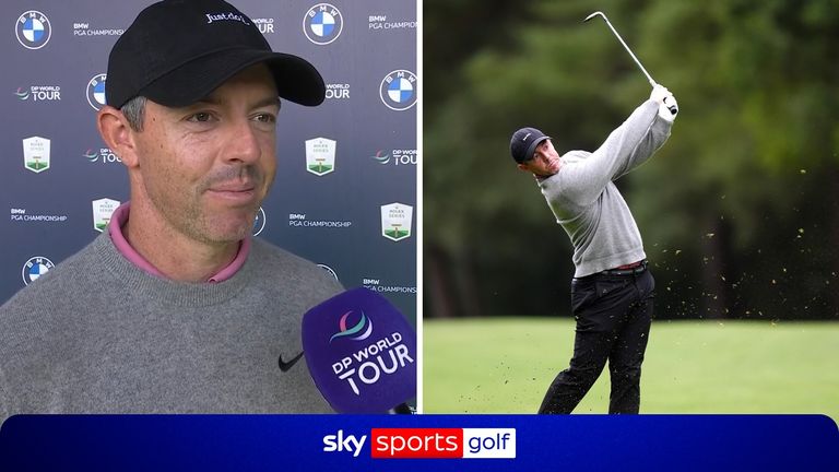 Rory McIlroy was satisfied after shooting an opening three-under-par 69 at the BMW PGA Championship.