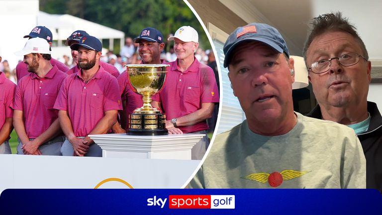 Rich Beem and Wayne Riley react to Team USA's stunning final-day comeback as they sealed a dramatic Presidents Cup victory.