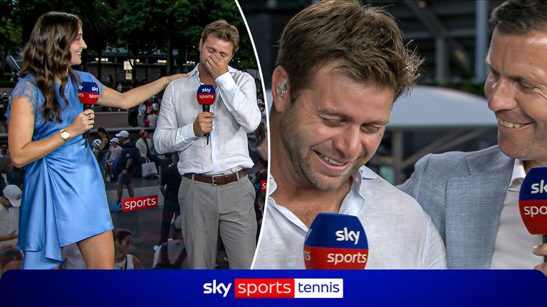 Ryan Harrison gets emotional on set over brother Christian Harrison’s men’s doubles win