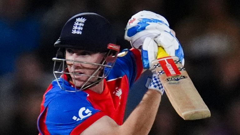 Brook smashed 23 off 7 balls before his dismissal