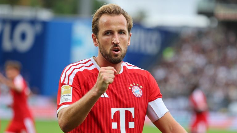 Harry Kane scores the winner for Bayern Munich at Elversberg