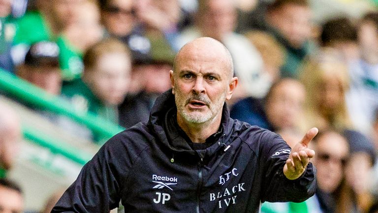Hibernian interim head coach John Potter 