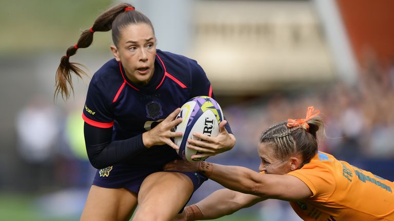 Fly-half Holly Aitchison earned her 50th cap for the Red Roses