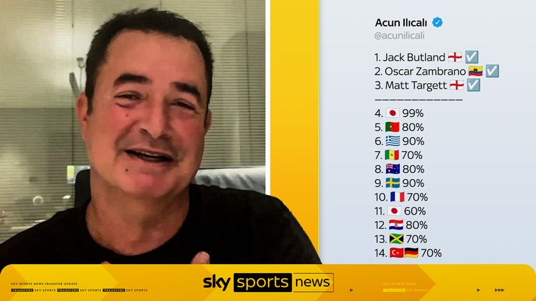 Transfer Latest: Acun Ilicali teases late drama for Hull City on Deadline Day