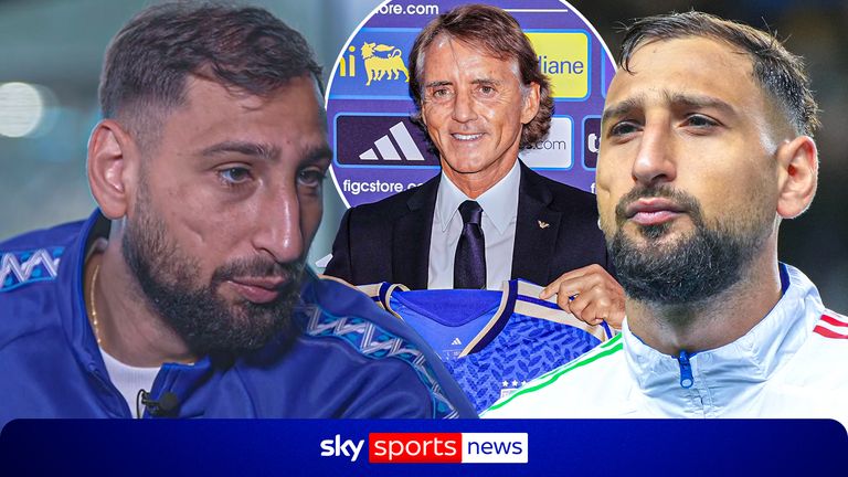 Donnarumma talks Italy and Mancini.