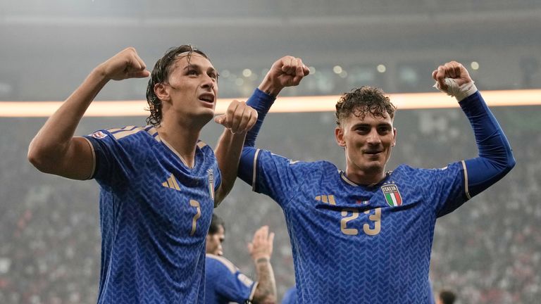 Italy beat Turkey 4-1 in the Nations League