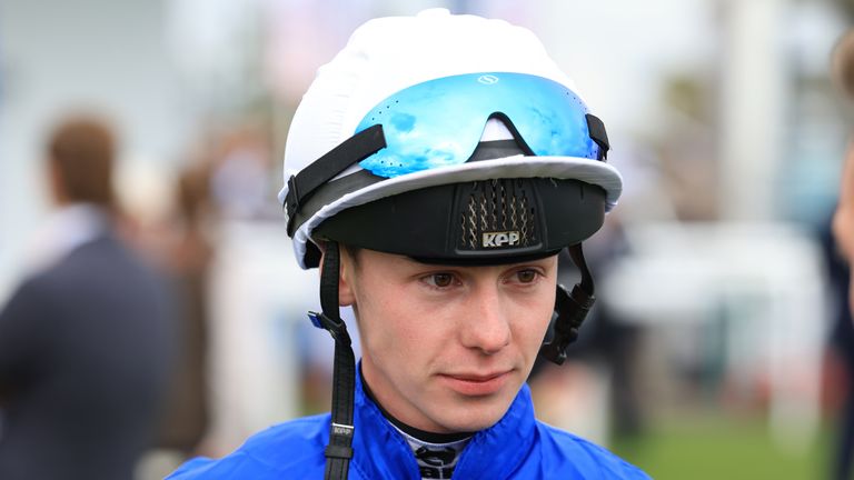 Winning jockey Jack Nicholls
