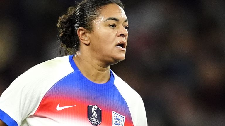 A teenager has pleaded not guilty to sending a racist message to England defender Jess Carter