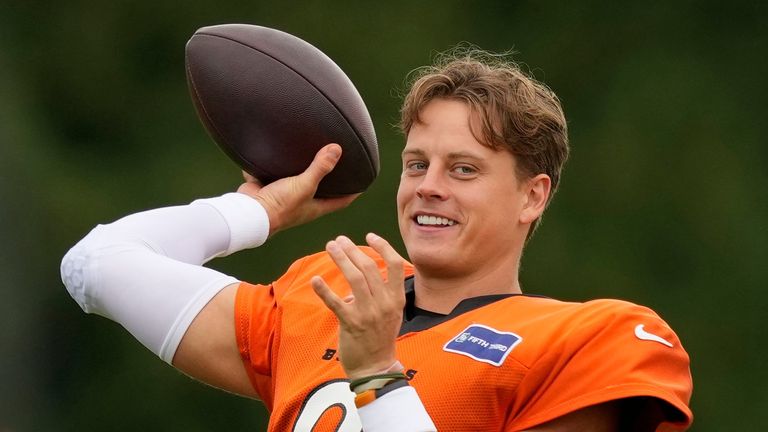 Cincinnati Bengals quarterback Joe Burrow 