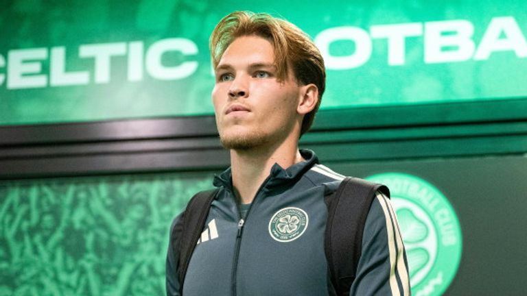 Joel van den Berg watched Celtic's win against Aberdeen before his deal was announced