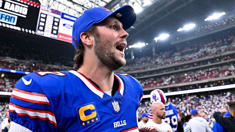 Buffalo Bills quarterback Josh Allen