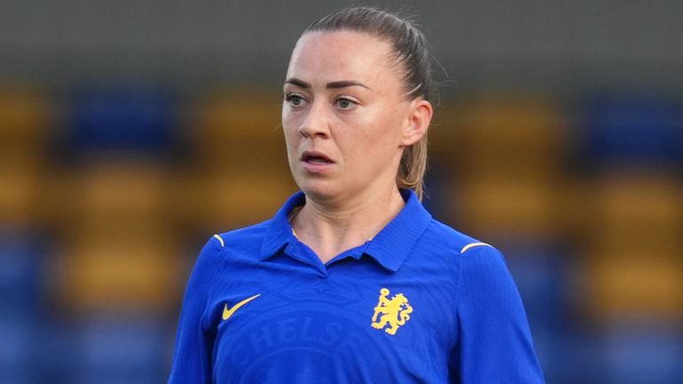 Katie McCabe made her WSL debut for Chelsea following her summer move from Arsenal