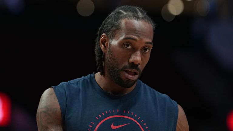 Los Angeles Clippers forward Kawhi Leonard 