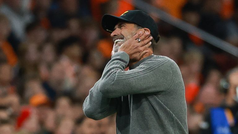 Germany boss Jurgen Klopp during the Nations League draw with the Netherlands