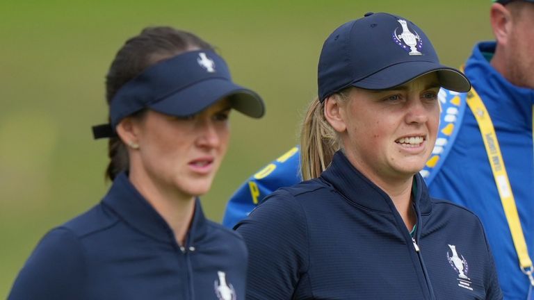 Linn Grant and Maja Stark were also paired together in foursomes during their 2023 debut