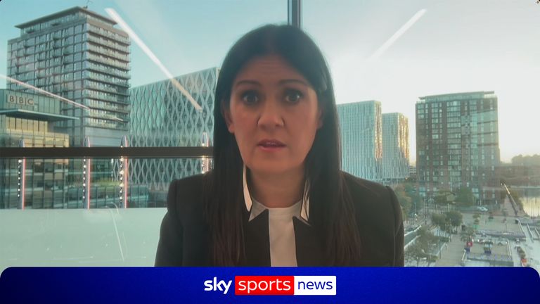 Culture secretary Lisa Nandy says she hopes that the Manchester City case "can be resolved as swiftly as possible." 