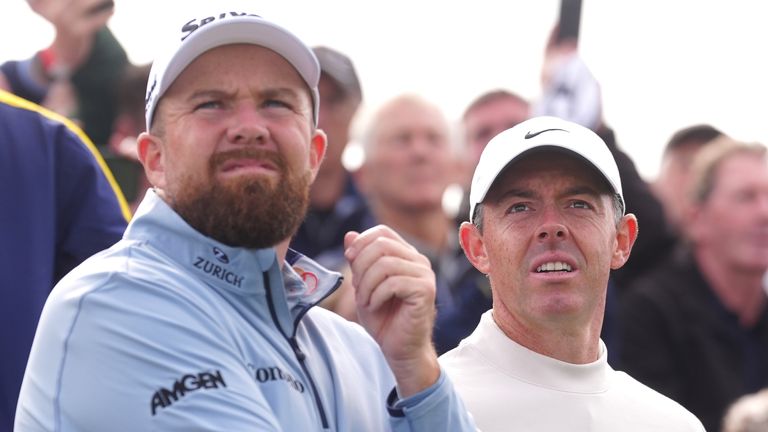 Ireland's Shane Lowry sits two shots off the lead following the opening round