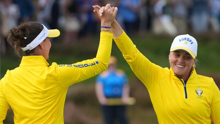 Maja Stark and Linn Grant were the only players to win both sessions on Saturday 