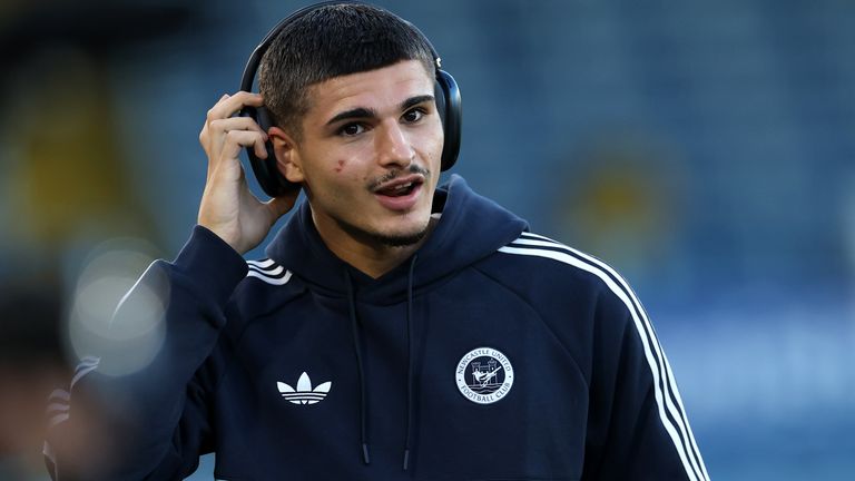 Newcastle player Matias Fernandez-Pardo 