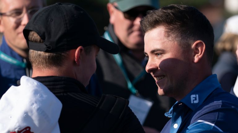Matt Fitzpatrick watched his brother Alex Fitzpatrick play in the 2019 Walker Cup