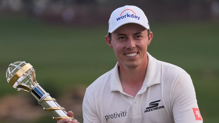 Fitzpatrick is defending champion at the DP World Tour Championship 