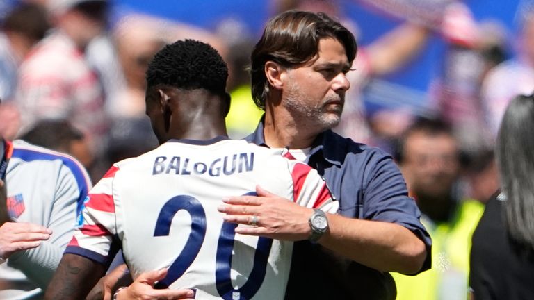 Pochettino had to cope with the Folarin Balogun suspension saga at the World Cup