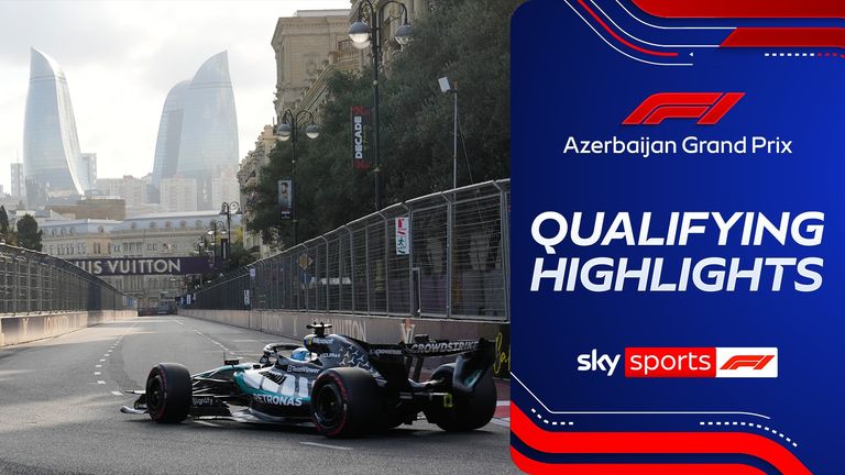 Highlights from qualifying for the 2026 Azerbaijan Grand Prix.