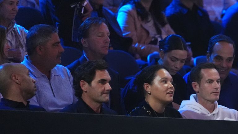 Roger Federer, Thierry Henry, and Andy Murray were among the celebrity names in attendance