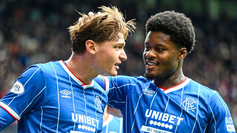 Ryan Naderi and Tochi Chukwuani have impressed after joining Rangers in January