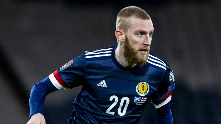 Oli McBurnie earned his last Scotland cap in 2021