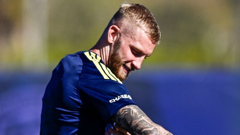 Oli McBurnie is included in the Scotland squad for the first time since 2021