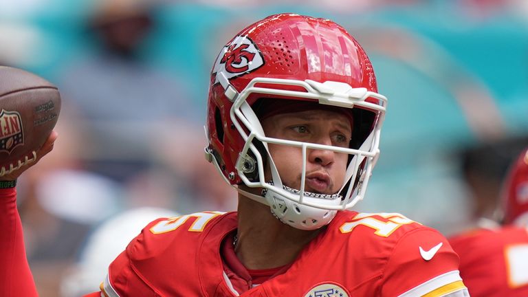 Kansas City Chiefs quarterback Patrick Mahomes 