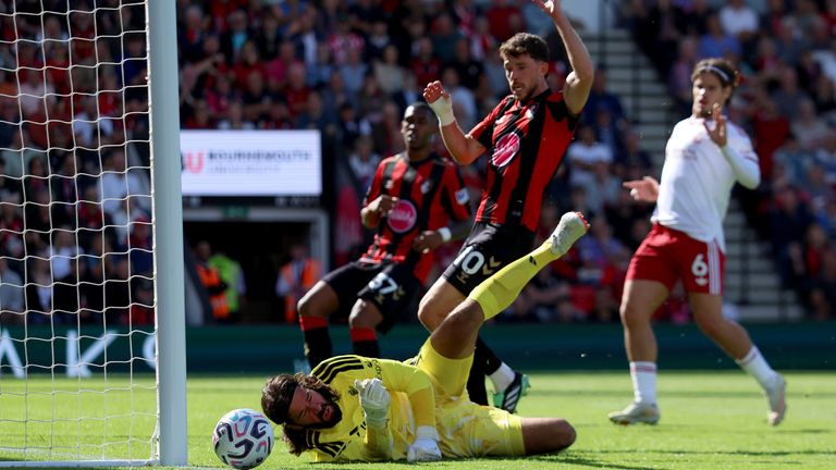 Alisson Becker denies Ryan Christie