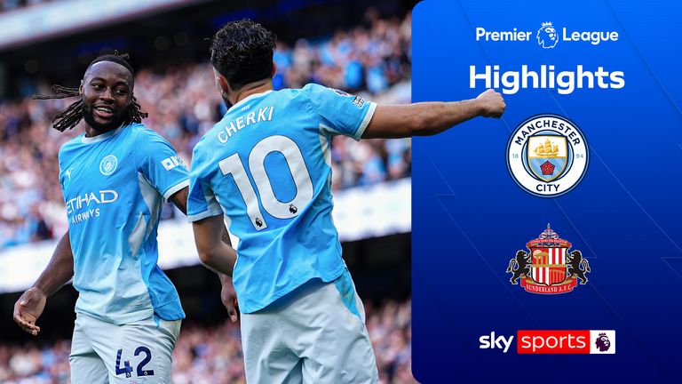 SKY SPORTS
PREMIER LEAGUE
MANCHESTER CITY
SUNDERLAND