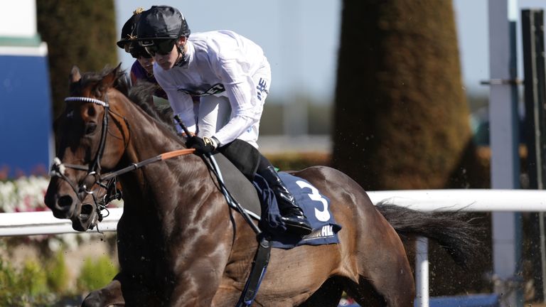 Constitution Hill finished fourth at Kempton