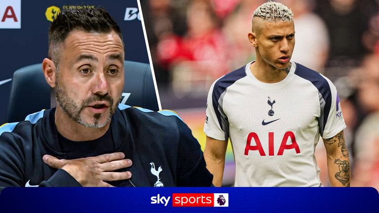 Roberto De Zerbi questions why Spurs don't sell a player who want to leave