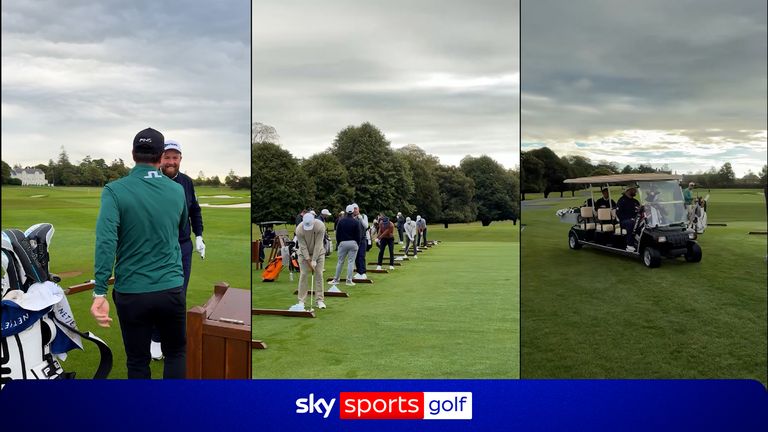 Ryder Cup 2027: European team mebers get taste of Adare Manor