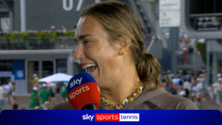 Aryna Sabalenka says she is tired of people's negativity towards her with everything she does both on and off the court.