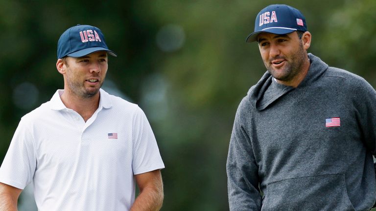 Scotte Scheffler and Sam Burns will lead Team USA out in the first match of the 2026 Presidents Cup