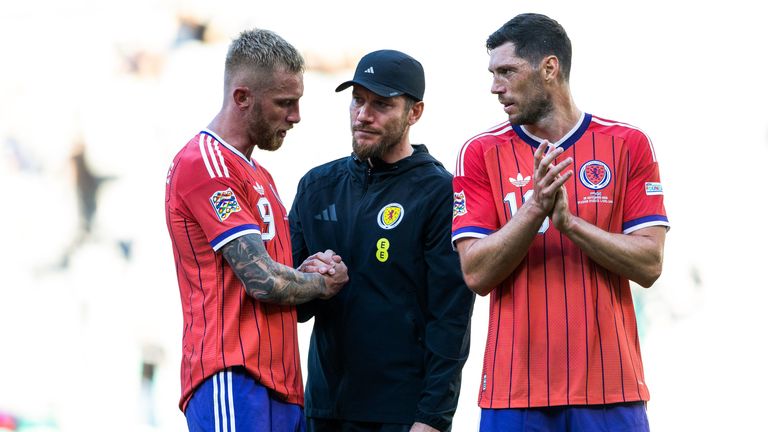 Oli McBurnie made his first Scotland appearance since 2021