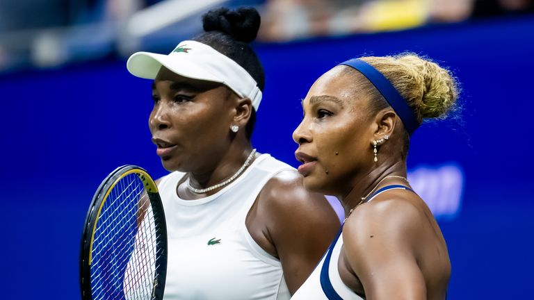 Serena Williams and Venus Williams lost their US Open women's doubles first-round clash after a marathon match
