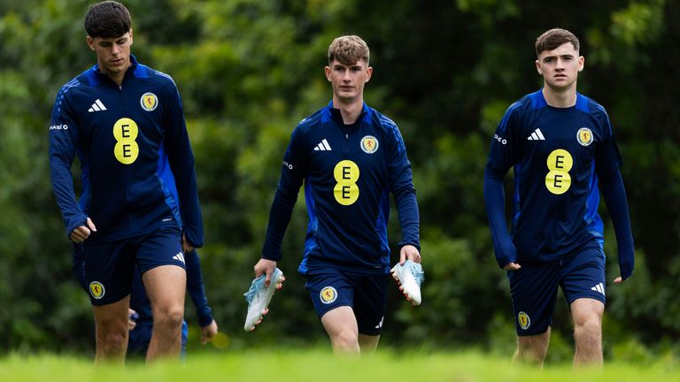 Sam Cleall-Harding, James Wilson and Findlay Curtis all play in the Scottish Premiership and for Scotland U21s