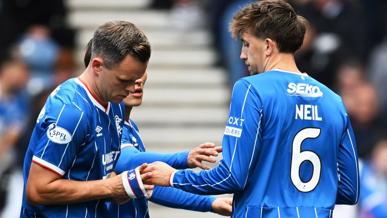 Dan Neil was captain at Sunderland and Lawrence Shankland was Hearts skipper before both joined Rangers in the summer