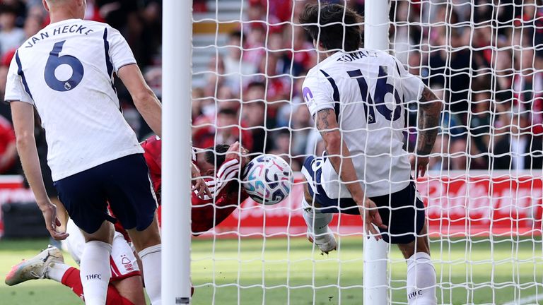 Neco Williams' opener was ruled out for handball