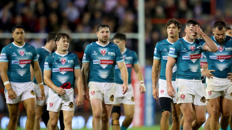 St Helens were cheered on by their fans despite the loss