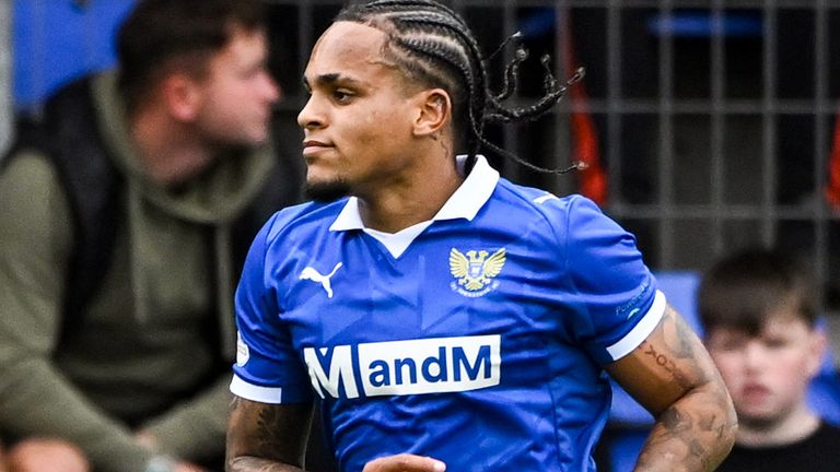 St. Johnstone's Josh Fowler  scord twice in the win